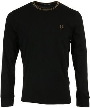 Fred Perry T-Shirt Lange Mouw Long Sleeved Twin Tipped Tee Shirt