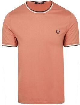 Fred Perry T-shirt M1588 Twin Tipped T-shirt Roze