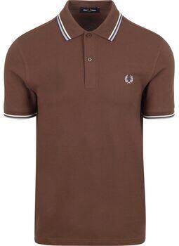 Fred Perry T-shirt M3600 Polo Bruin Y66