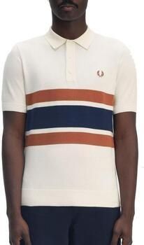 Fred Perry T-shirt PANELLED KNITTED SHIRT