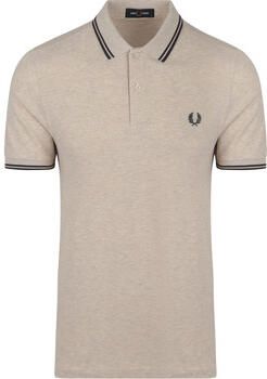Fred Perry regular fit polo TWIN TIPPED met contrastbies