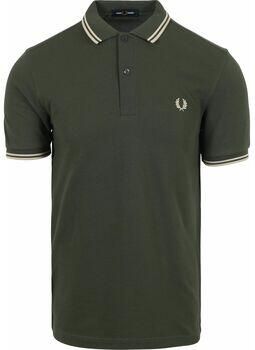 Fred Perry T-shirt Polo M3600 Donkergroen U98