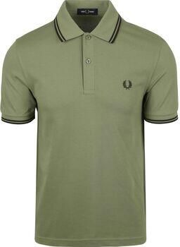 Fred Perry T-shirt Twin Tipped Polo Shirt Olive Mint Night Green - Foto 2