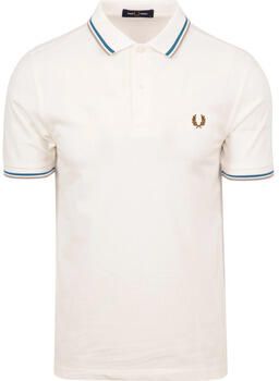 Fred Perry Klassiek Polo Shirt voor Mannen White Heren