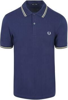Fred Perry T-shirt Polo Twin Tipped M3600 Donkerblauw 48A
