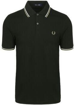 Fred Perry T-shirt Polo Twin Tipped M3600 Donkergroen