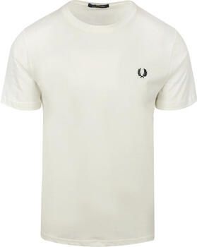 Fred Perry Elegante Katoenen T-shirt met Laurel Logo White Heren - Foto 3