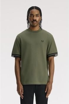 Fred Perry T-shirt Tipped Cuff Pique