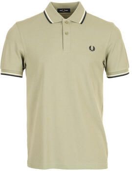 Fred Perry Twin Tipped Polo Shirt Groen- Heren Groen - Foto 2