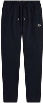 Fred Perry Blauwe Klassieke Sweatpants met Geribbelde Boorden Blue Heren