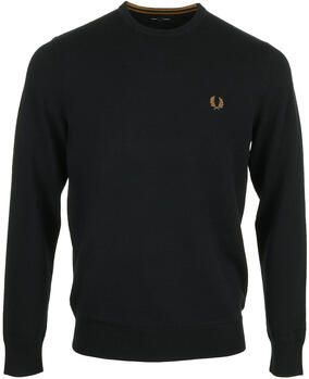 Fred Perry Klassieke Ronde Hals Merinowolmix Trui Blue Heren - Foto 2