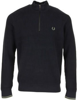 Fred Perry Trui Waffle Stitch Half Zip Jumper
