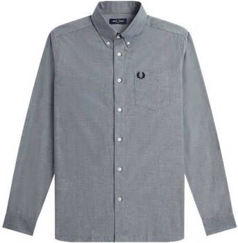 Fred Perry Overhemd Lange Mouw Camicia Button Down Collar