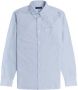 Fred Perry Klassiek Oxford Overhemd Blauw Heren - Thumbnail 1