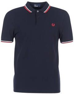 Fred Perry Polo Shirt Korte Mouw SLIM FIT TWIN TIPPED