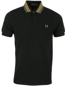 Fred Perry T-shirt Striped Collar Polo Shirt