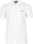 Fred Perry Origineel Single Stripe Katoenen Poloshirt White Heren - Thumbnail 1