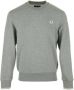 FRED PERRY Heren Truien & Vesten Crew Neck Sweatshirt Grijs - Thumbnail 1