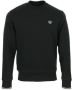 Fred Perry Heren Sweatshirt met Dubbele Streep Manchet Black Heren - Thumbnail 3