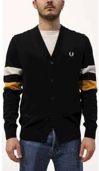 Fred Perry Sweater Fp Tipped Sleeve Cardigan