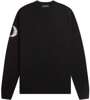 Fred Perry Sweater Maglione Laurel Wreath Crew Nero