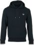 FRED PERRY Heren Truien & Vesten Tipped Hooded Sweatshirt Donkerblauw - Thumbnail 3