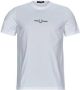 Fred Perry Geborduurd T-shirt voor moderne mannen White Heren - Thumbnail 2
