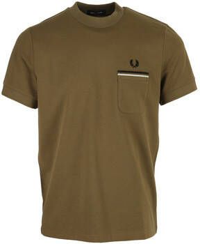 Fred Perry T-shirt Korte Mouw Loopback Jersey Pocket