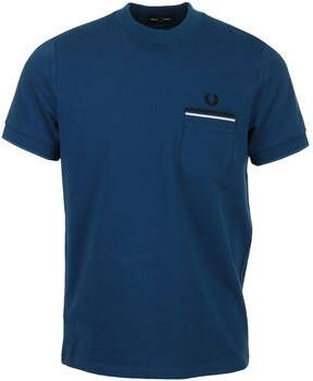 Fred Perry T-shirt Korte Mouw Loopback Jersey Pocket T-Shirt