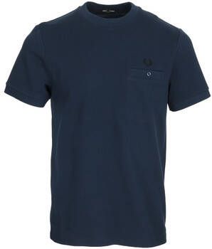 Fred Perry T-shirt Korte Mouw Pocket Detail Pique Shirt