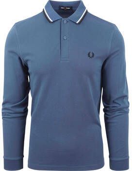 Fred Perry T-shirt Longsleeve Polo Blauw T47