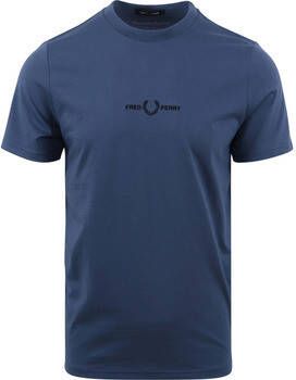 Fred Perry T-shirt M4580 Mid Blauw