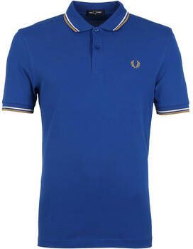 Fred Perry T-shirt Polo Blauw 111