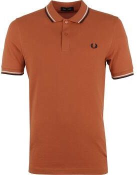 Fred Perry T-shirt Polo M3600 Court Clay Oranje