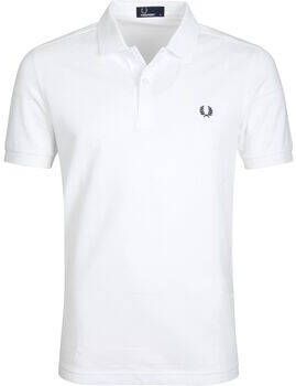 Fred Perry T-shirt Poloshirt Wit