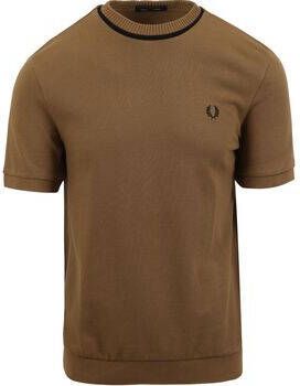 Fred Perry T-shirt T-Shirt Piqué Bruin