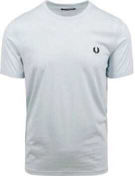 Fred Perry T-shirt T-Shirt Ringer M3519 Lichtblauw