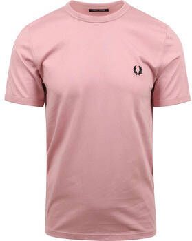 Fred Perry T-shirt T-Shirt Ringer M3519 Roze