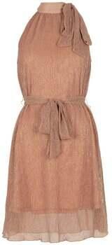 FREEBIRD Dames Jurken F-jer-plisse-lurex-26-2 Beige - Foto 5