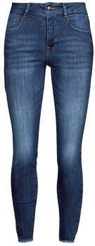 Freeman T. Porter Slim fit jeans Daphne S-SDM met studs in de onderste zijnaad