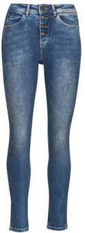 Freeman T. Porter Slim fit jeans Meryle met 4 knoopsluiting