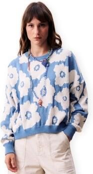 FRNCH Trui Pull Dulse Knit Blue Jeans