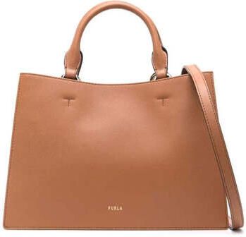 Furla Shoppers & Totes Nuvola M Tote in bruin - Foto 5