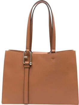 Furla Shoppers & Totes Nuvola L Tote in bruin - Foto 4
