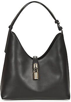 Furla Leren schoudertas met metalen logo Black Dames - Foto 7