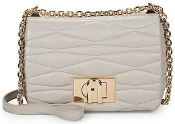 Furla Gewatteerde Vanille Crossbody Tas met Arco Draaislot Beige Dames - Foto 9