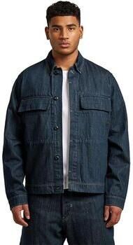 G-Star RAW Boxy Clean Neo Raw Overshirt Donkerblauw Heren - Foto 8