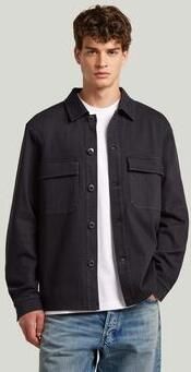 G-Star Raw Blazer D30657-E161 WASHED HB OVERSHIRT-B564 DK BLACK GD