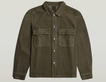 G-Star Raw Blazer D30657-E161 WASHED HB OVERSHIRT-J313 BLACK OLIVE