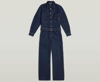 G-Star Raw Jumpsui D26877-E090 BELTED 3D LOOSE-H494 WORN IN ECLIPSE